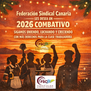 La Federación Sindical Canaria les desea un 2026