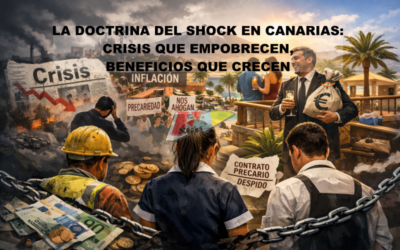 FSOC La doctrina del shock en Canarias el precio de cada crisis lo pagan los trabajadores